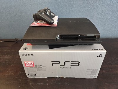 Sony PlayStation 3 PS3 Slim 320GB Console - COMPLETE IN BOX - CIB