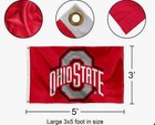 New ListingOhio State Buckeyes Ncaa Football Flag 3x5 Ft W/ Grommets