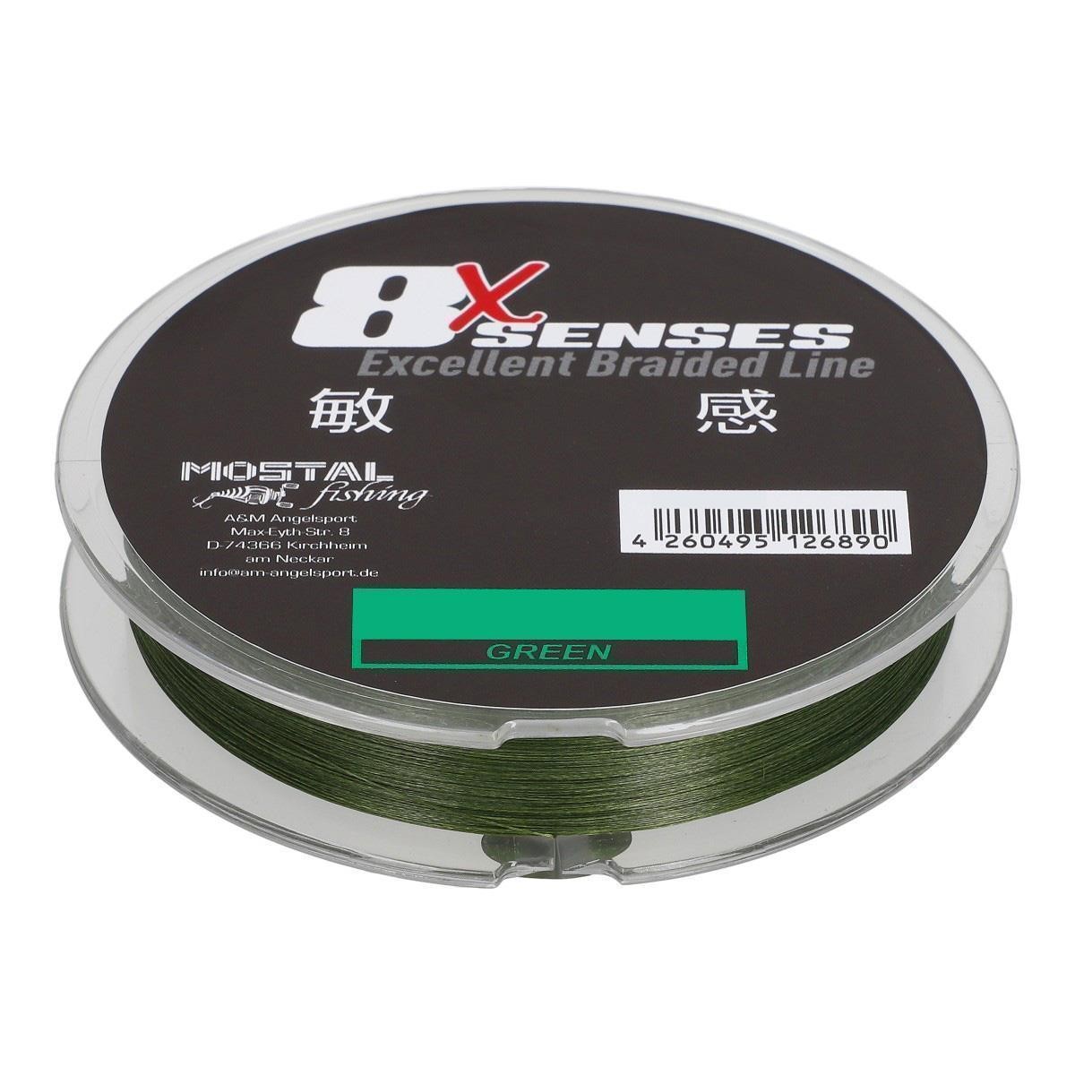 Mostal 8x Senses 300 м 023 мм 169 кг Зеленый шнур из гефлохтена Ангельский шнур 10290₽