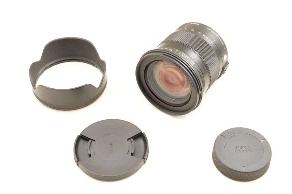 Lente contemporánea SIGMA 17-70mm F/2.8-4 DC Macro OS /Nikon F *Casi como nue... - Imagen 2 de 4