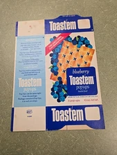 Vintage General Foods Blueberry Toast'em Pop'ups, Unused factory flat