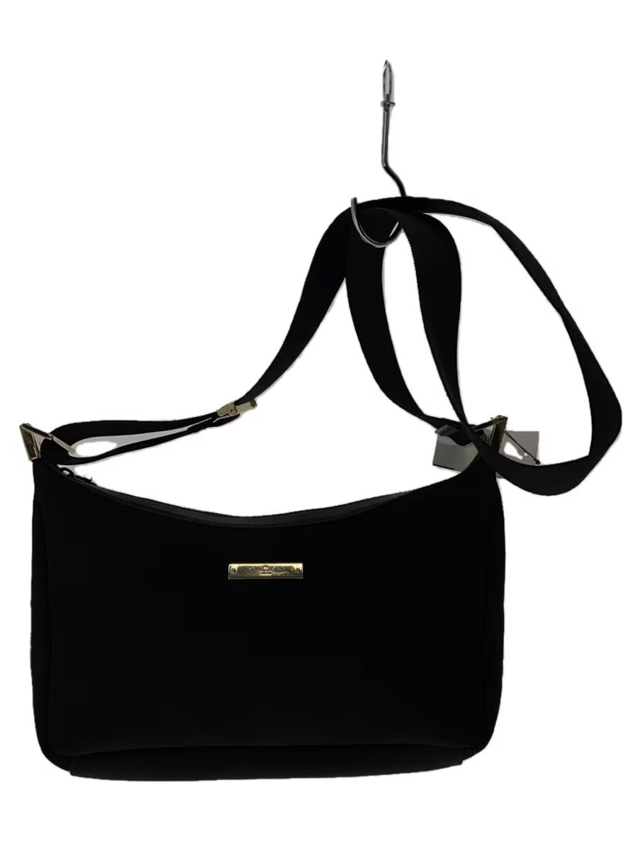 GUCCI GG Canvas Shoulder Bag in Black