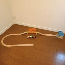 IKEA toy railroad wooden rail 450281