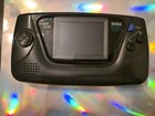 SEGA Game Gear Handheld System Black w/Sonic 2 Bundle Everything Works!