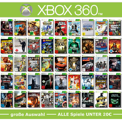 XBOX 360 Spiele-Wahl   ALLE Spiele UNTER 20  pro Game      