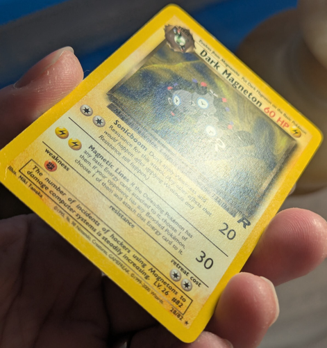 2000 Dark Magneton #28 Team Rocket Regular Pokemon Card Rare 1st Edition - Picture 9 of 10