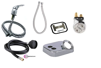 OMWAH UPC Certified Salon Shampoo Bowl Sink Faucet Sprayer Part Vacuum Breaker Kit