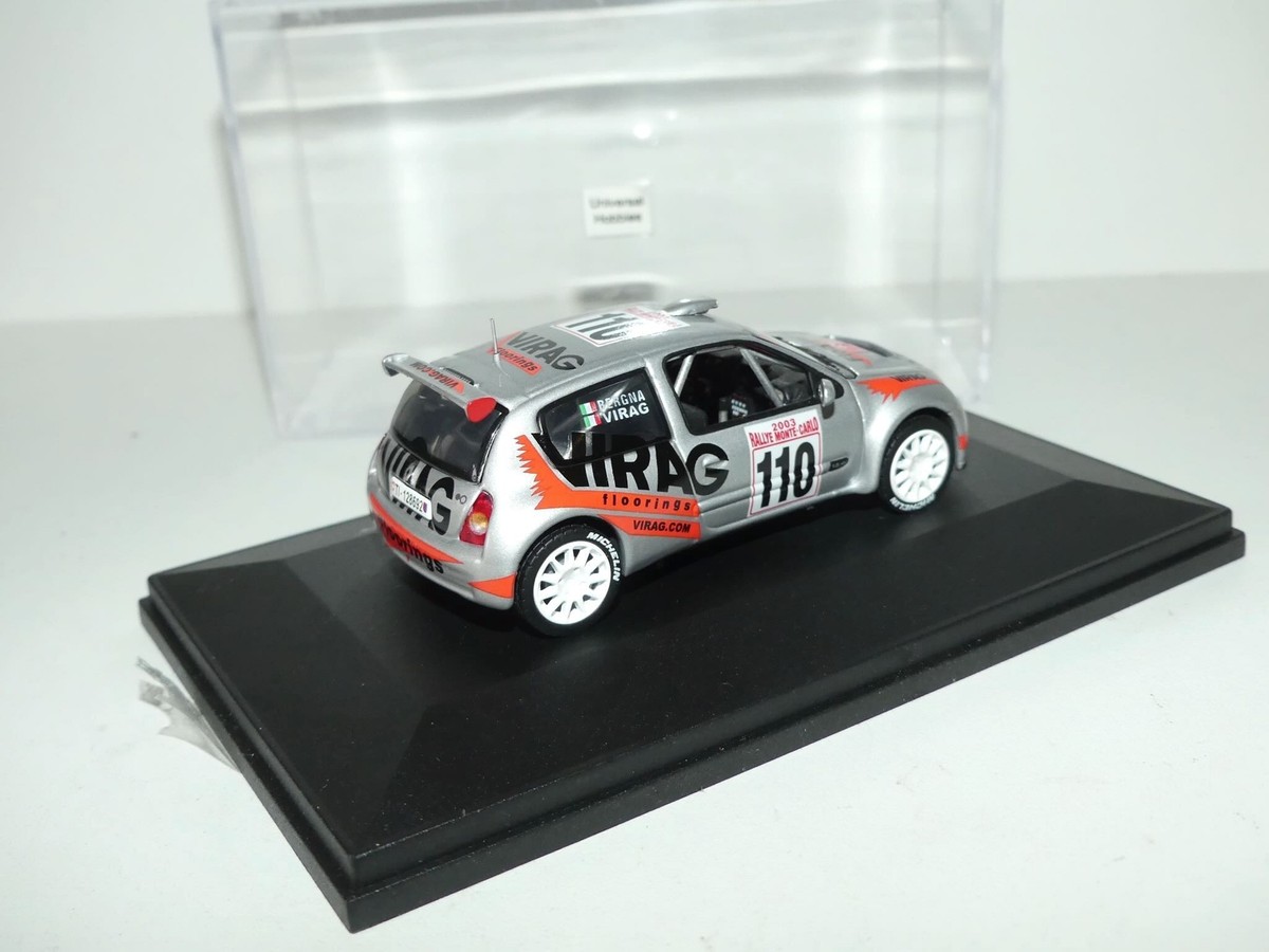 Coffret 3 Renault Clio Super 1600 Rallye 2003 - Universal Hobbies 1/43