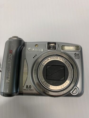 Canon Powershot A720 IS Digital Camera 8.0 Mega Pixels FREE SHIPPING - Afbeelding 1 van 7