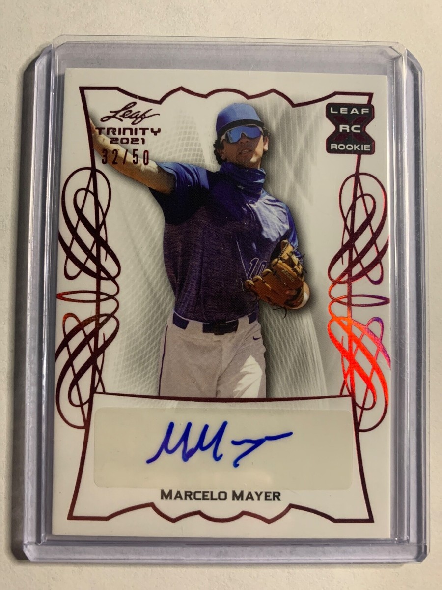 2021 Leaf Trinity MARCELO MAYER AUTO ROOKIE CARD RC #D /50