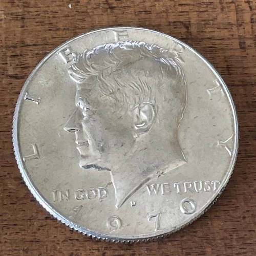 1970 D Kennedy 40% Silver Half Dollar Uncirculated US Mint