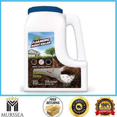 10Lb Foaming Root Killer Prevent Clogs in Sewer Pipes Dehydrates Dissolve Roots