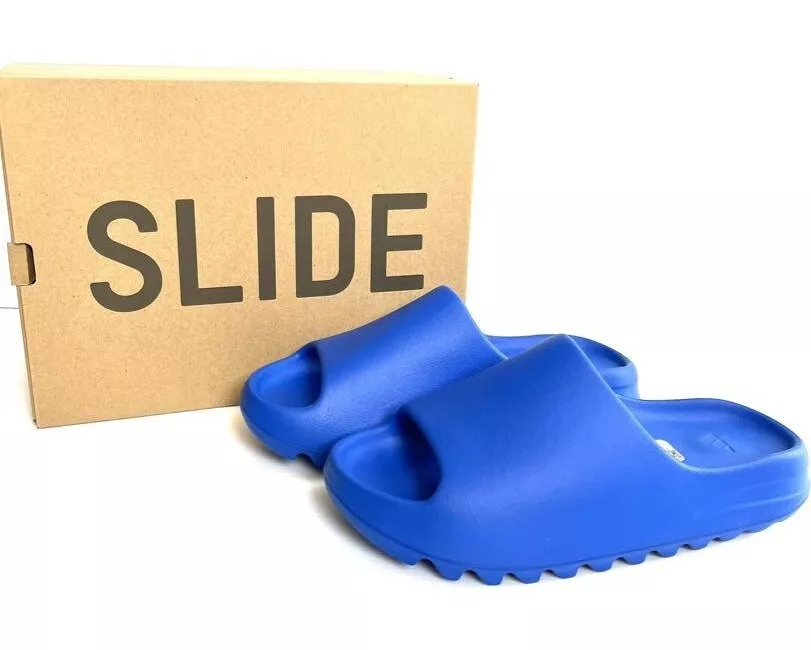 Adidas Yeezy Slide Azure ID4133 Blue US5-US13 With Box Release June 1, 2023