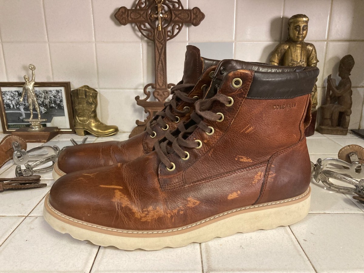 Cole Haan brown laced up chuck boot Cole Haan Men main image 3