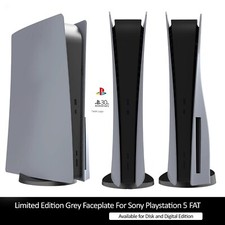 PS5 FAT Faceplate Limited Edition 30th Anniversary Grey For SONY PlayStation 5