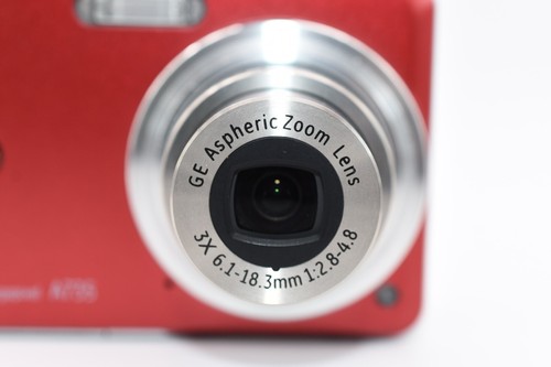 GE Smart Series A735 7.0MP 3x 6.1-18.3mm f/2.8-4.8 Digital Camera - Red - Picture 3 of 11