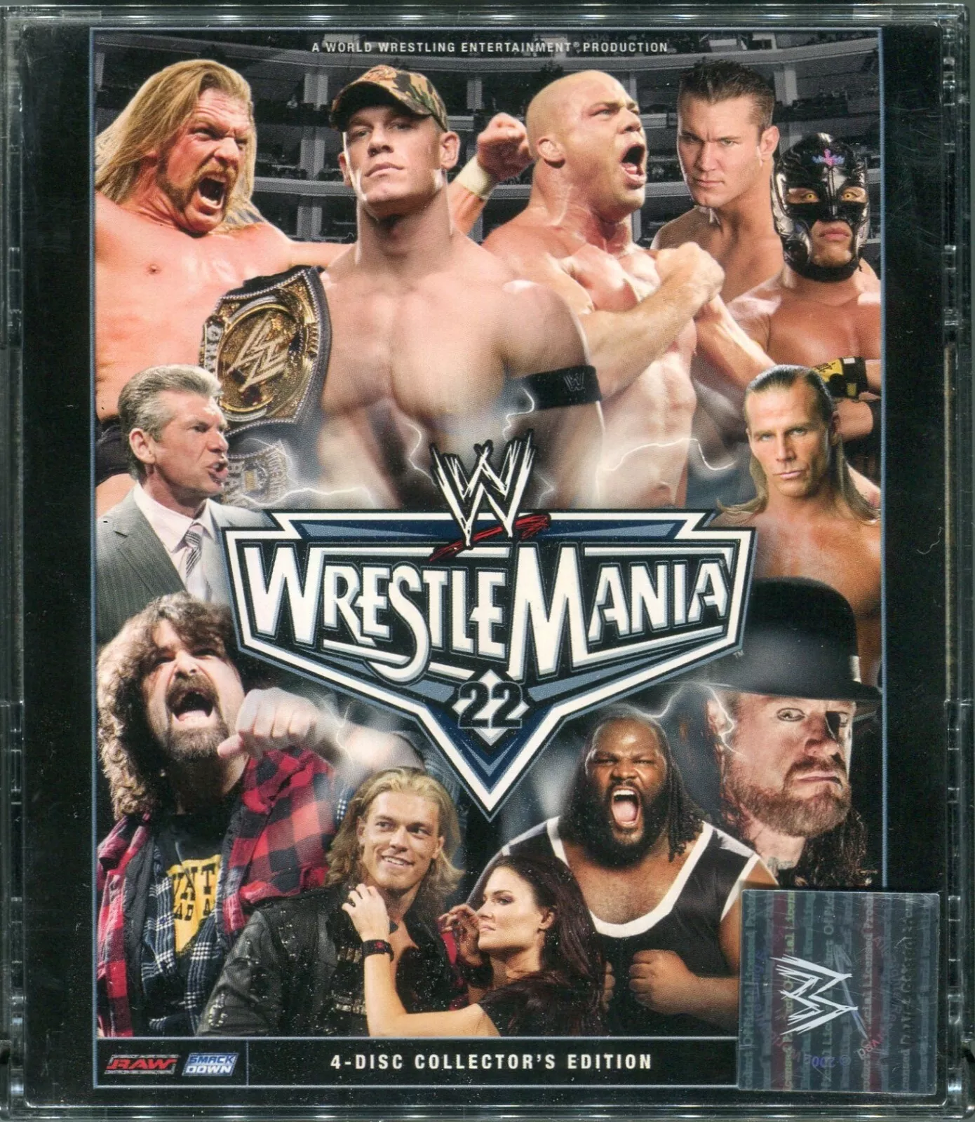 2006 WWE WrestleMania 22 Original Video CD 4-Disc Set