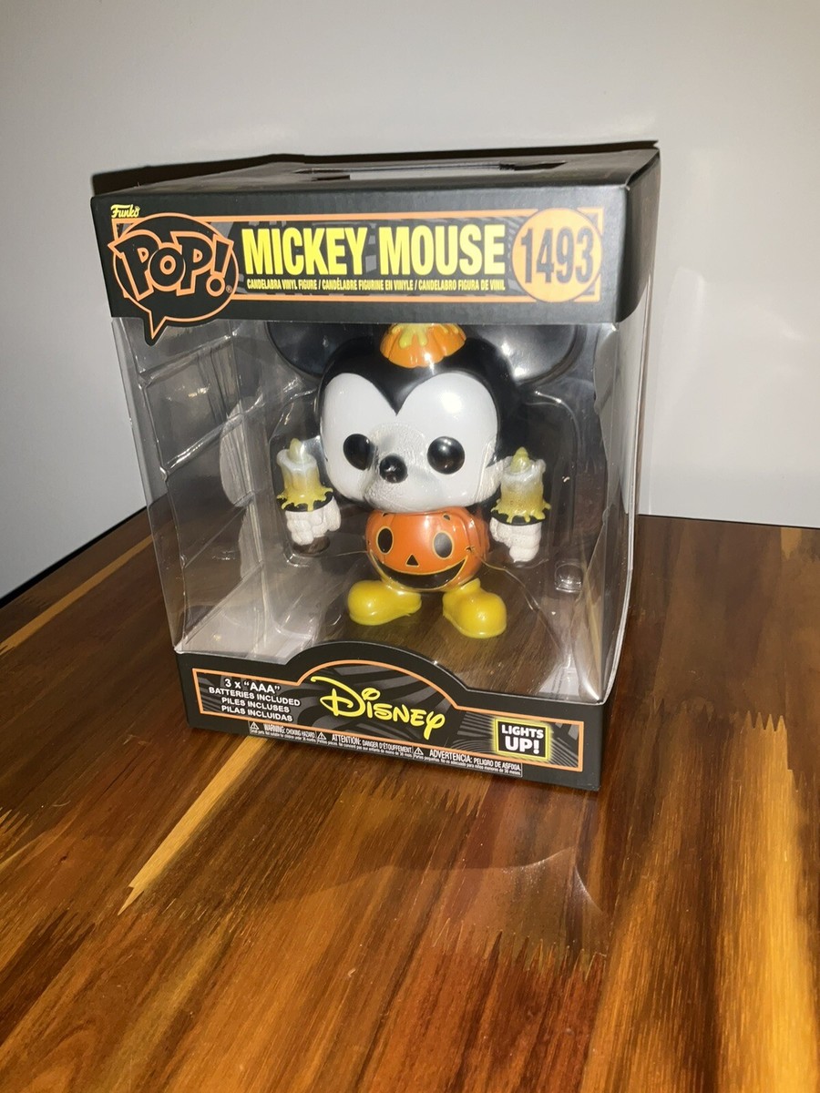 Mickey Mouse Halloween Light-Up Super Funko POP Figure #1493 Disney New! - Main Image