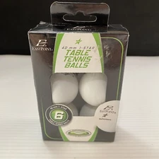 Eastpoint Ping Pong Balls Table Tennis 1-Star 40mm 6 Count TOURNAMENT BALLS