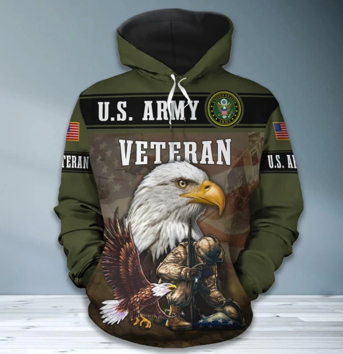 Eagles army hoodie hotsell