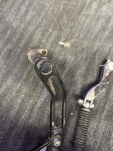 harley dyna 1991-2001 passenger right Left side peg mount rear Foot Oem Bracket - Bild 17 von 17