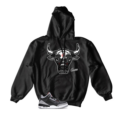 Hooded Sweatshirt To Match Jordan Black Cement Outfits War Bully Hoodie 