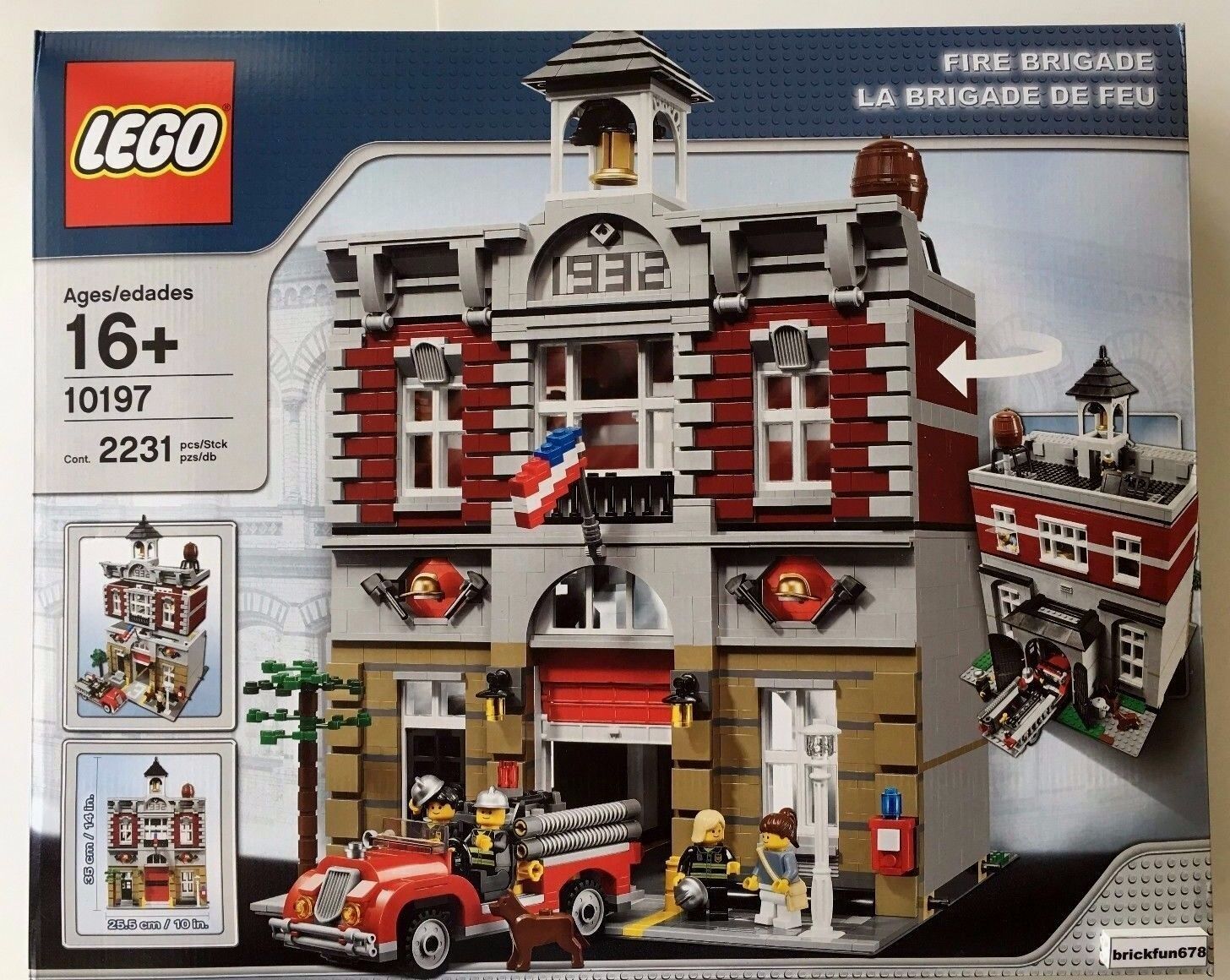 Ansøger Spædbarn Træde tilbage Lego Creator Modular buildings 10197 Fire Brigade New In Factory Sealed Box  | eBay