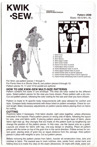 CHOICE: Kwik Sew by Kerstin Martensson Patterns: Misses' Tops Blouses Tunics Mor - Picture 40 of 59