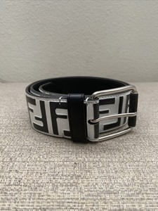 fendi embossed belt