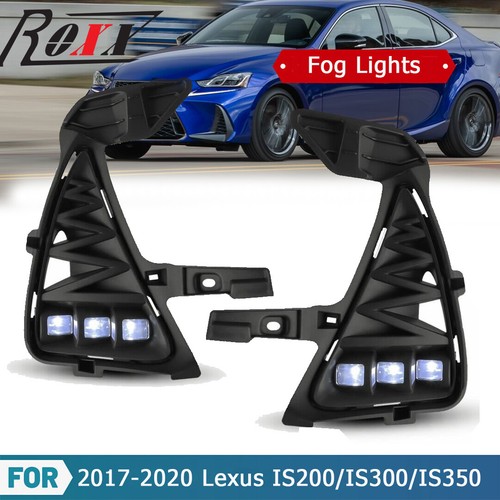 Unpainted AM Style Rear Bumper Diffuser Lip For 2017-2020 Lexus IS300 IS350 - 3pc, Black