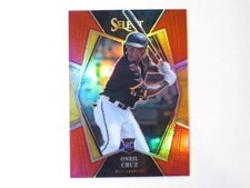 2022 Panini Select Baseball Oneil Cruz Premier Red Prizm Rookie Card Pirate /199