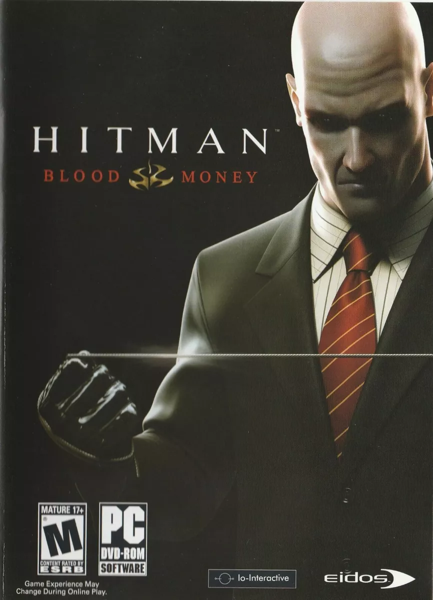 Pc Game Hitman Blood Money Disc Manual Cover Art Only eBay