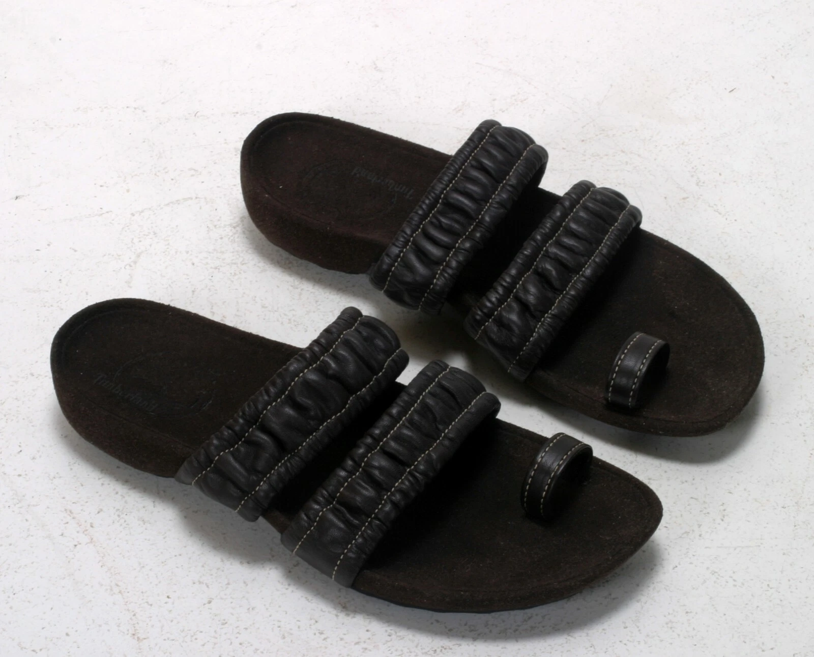 TIMBERLAND BEREA SANDALI TANGA DONNA MARRONE UK3 5 6 5 EU36 39 5 NUOVI CON SCATOLA 65375