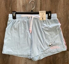 PEANUTS~NEW Snoopy Sleep Shorts 2 Pair~Women's Size SMALL~S~Blue & Pink~NWT