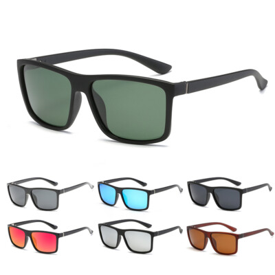 Retro Square Polarized Sunglasses UV Protection Unisex Driving Amazon.com: SIPLION Men main image 2