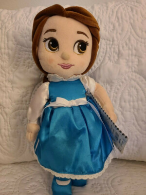  NEW!With TAG! Disney Store-plush Animators' Colection BELLE doll 12''RARE!!