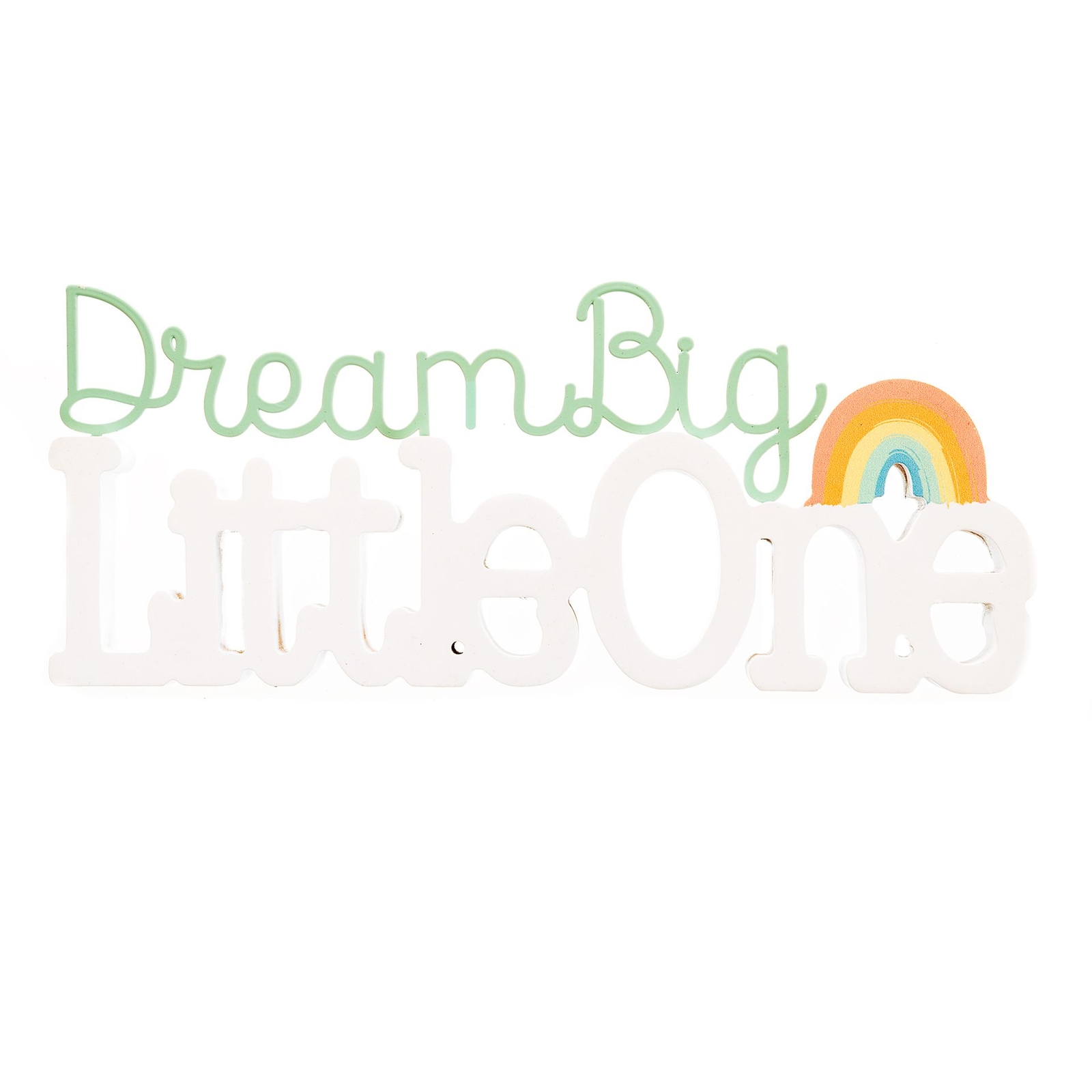 Petit Cheri 3D Word Plaque ""Dream Big Little One""