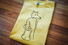Camiseta Amarilla Quasimoto De Colección, Yessir Whatever Unseen Underground Hip Hop Rap