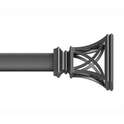 Home Decorators Collection 66 1 Telescoping 3 4 Single Curtain Rod Kit Ebay