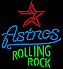 10" Vivid LED Houston Astros Neon Sign Light Lamp Beer Bar Wall Decor Artwork G