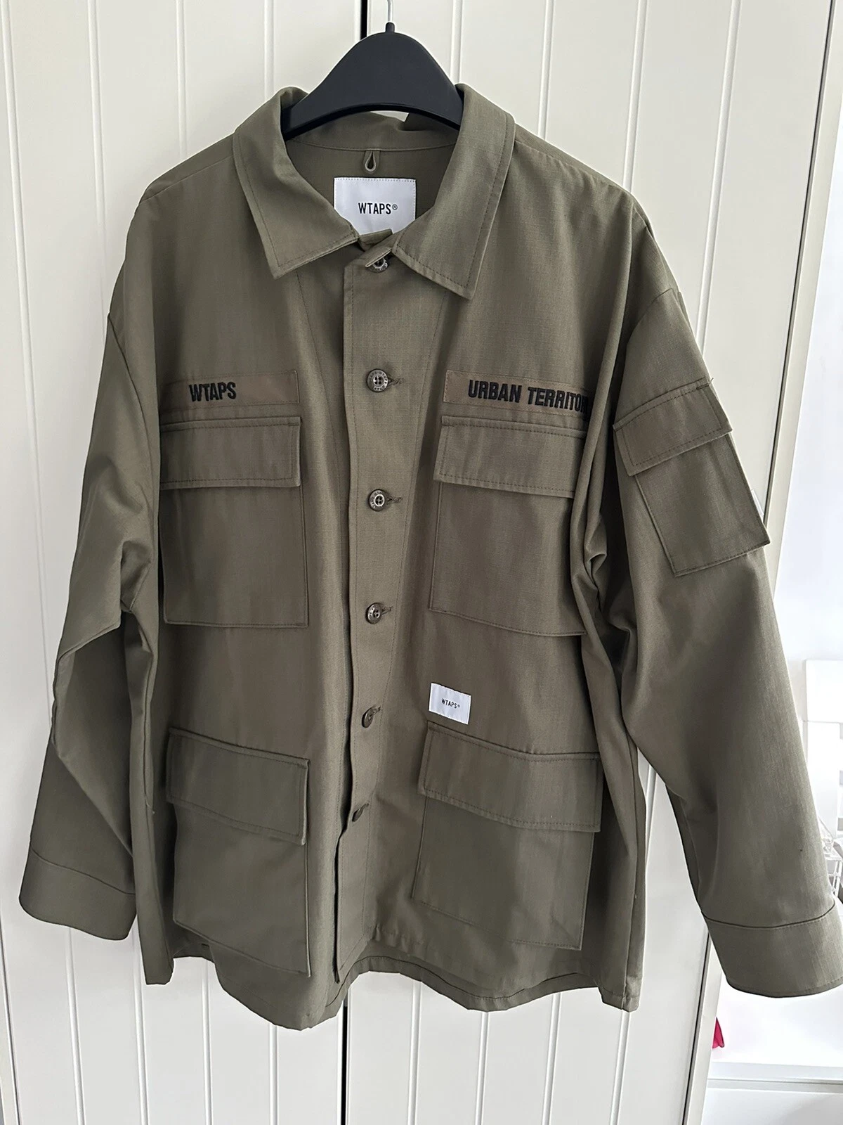 Veste chemise jungle WTAPS taille 03 / Large olive pas quartier Visvim suprême