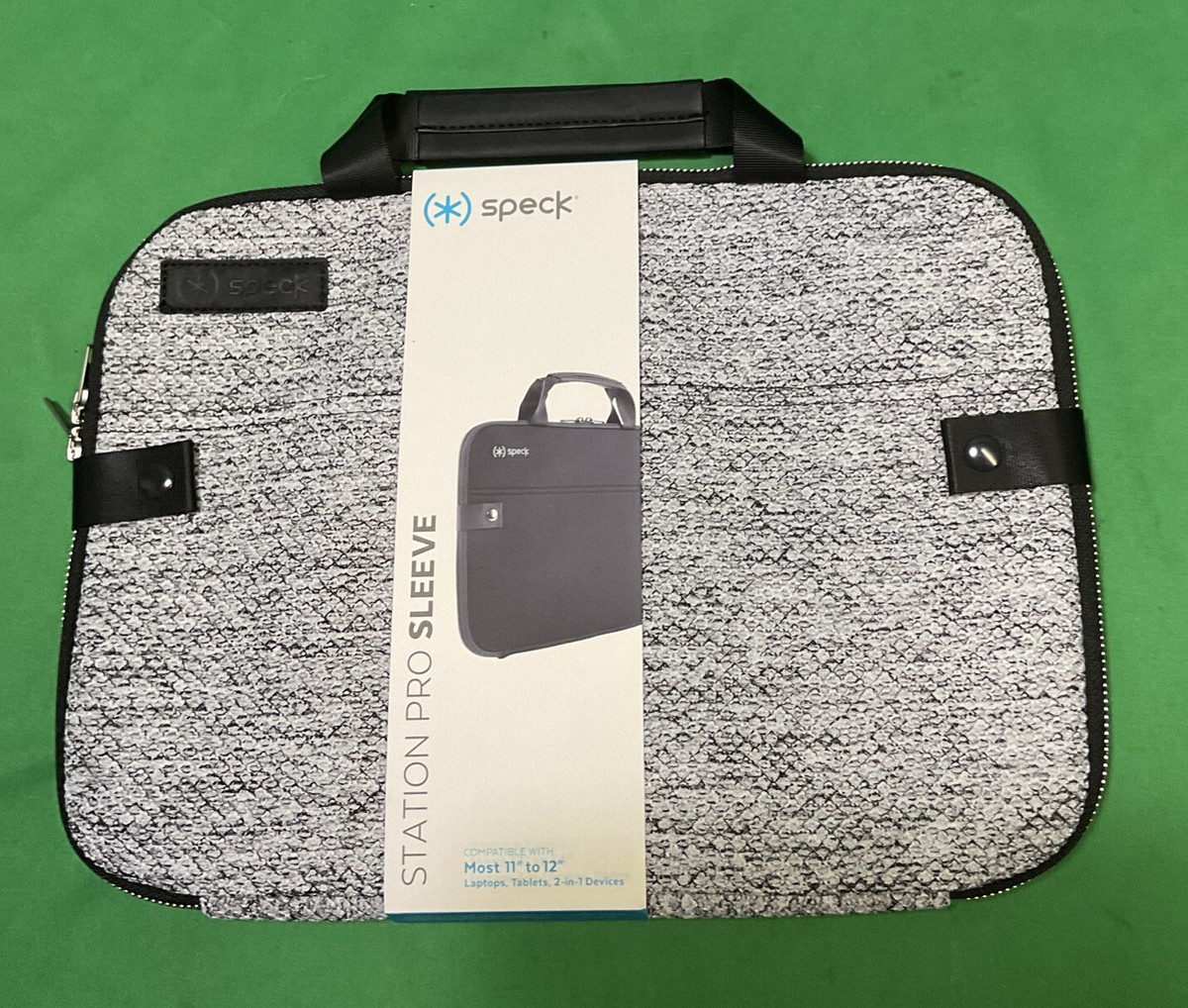 SPECK station pro sleeve laptop case 11” X 14” Gray Black Color