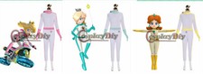 Kart 8 Princess Peach Daisy Rosalina Bike Suit Cosplay Costume/