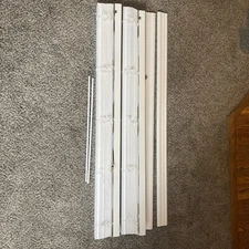 Pair Of 53 7/8” Cordless 2" Faux Wood Blind White See Details 