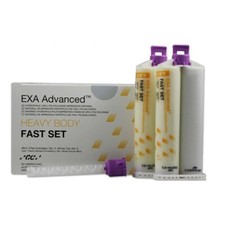 GC EXA Advanced Heavy Body Fast Set VPS Impression Material 2 Cartridges