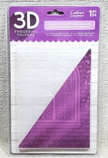 COUNTRY COTTAGE Window 3D Crafter's Companion Embossing Folder 5"x7" NEW in Pkg.