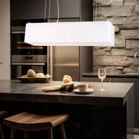 HäNgelampe Pendelleuchte Esstischleuchte Marmoroptik 3 Flammig Led Silber