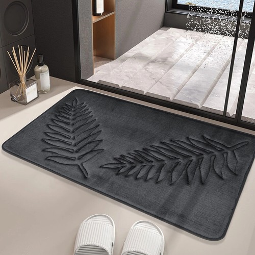 Bathroom Shower Rug Floor Carpet Non-slip Quick Dry Soft Solid Color Comfort & ➳ - Picture 13 of 17