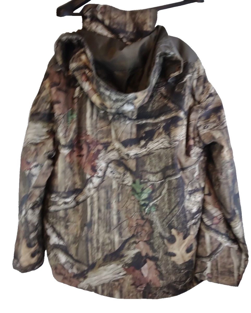 Game Winner XL Camo Full Zip Hoodie Hunting Jacket Lined Lg Zip