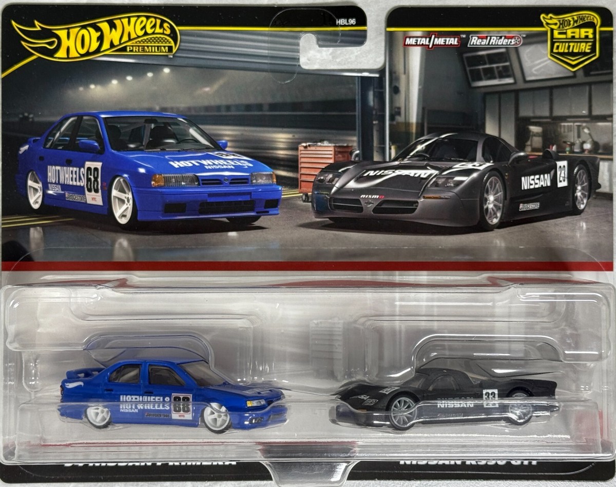 Hot Wheels Premium Car Culture 2 pack '94 Nissan Primera & Nissan